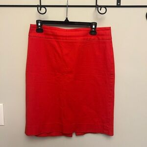 Banana Republic holiday red skirt